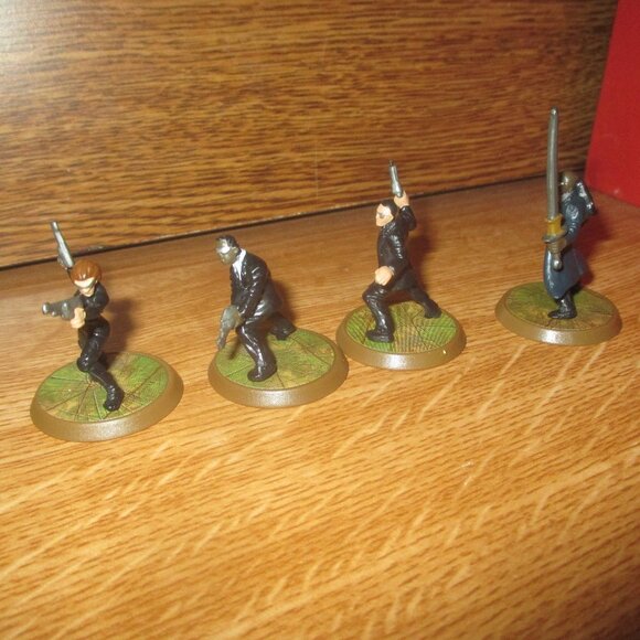 Heroscape Agent Carr and Krav Agents Set of 4 Miniatures / Figures with 2 cards - Picture 3 of 3
